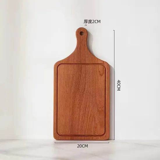 Tabla vendedora caliente de la porción de madera del ébano para el sushi de la charcutería del queso de la pizza