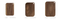 Tabla de cortar de madera de nogal con forma de bolsa, tabla para servir