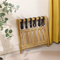 Portaequipajes plegable de bambú y madera de pie para habitación de hotel, portaequipajes para almacenamiento de equipaje.