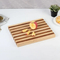 Tabla de cortar de madera de goma para pan y frutas, para cocina