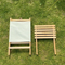 Silla relajante portátil plegable de madera de haya, silla de Camping para terraza, jardín, patio trasero y césped, hoguera (haya)