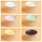 Cuencos de cerámica multicolores para gatos con plato de comida para mascotas con soporte de metal