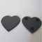 Juego de posavasos de pizarra con forma de corazón de estilo rústico para cocinas campestres