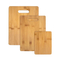 Juego de tablas de cortar de bambú de 3 piezas para cocina