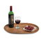 Bandeja grande de madera de Acacia para exhibición de frutas, postres, refrigerios y cenas para cocina