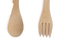 Suministro de tenedor y cuchara de bambú reutilizables del juego de Spork de bambú