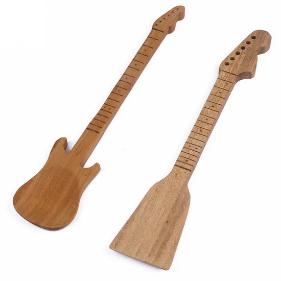 Personalice la cuchara de bambú con forma de Guita para regalo