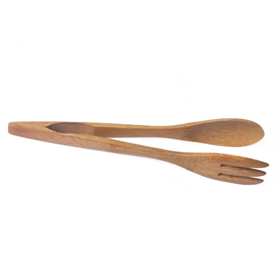 Pinzas de bambú multiusos para tostadas, cocina y cocina.