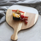 Elegant Marble - Tabla de quesos de madera con incrustaciones y mango