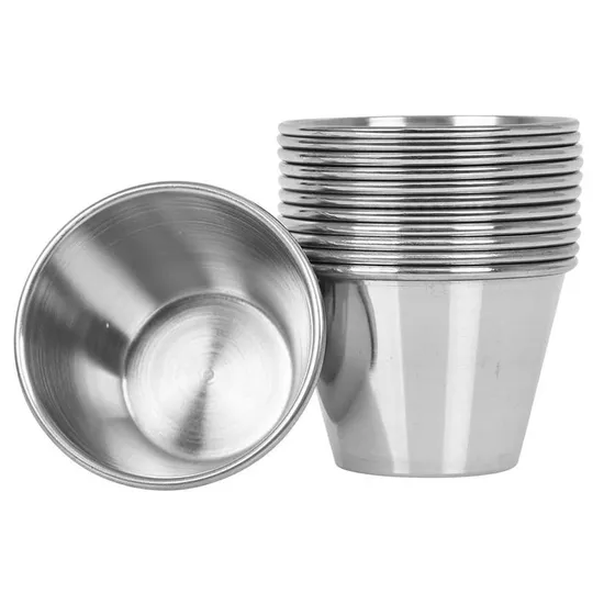 Taza de condimentos de acero inoxidable de 6 piezas con tapa de silicona para lonchera, picnic, viaje, trabajo