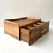 Caja de almacenamiento personalizada del juego de té de la caja del cajón de la caja de almacenamiento del café de madera del Acacia