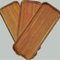 Fuentes de fiesta de madera de acacia rectangulares y ovaladas de gran capacidad