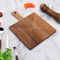 Tabla de cortar de paleta de madera de acacia premium con mango