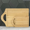 Juego de 2 tablas de cortar de madera de bambú personalizadas rectangulares de doble cara para carne/frutas/verduras