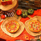 Platos de aperitivo de tablero de charcutería de bambú con forma de ataúd de dibujos animados decorativos de Halloween Howm