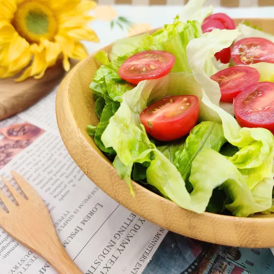 Ensaladeras de bambú domésticas espesadas Cuencos de ramen