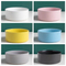 Productos para mascotas, cuenco de cerámica para alimentación de agua y comida para perros y gatos con soporte de madera de bambú