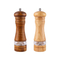 Molinillo de pimienta Manual versátil de madera de caucho y acrílico de 6 pulgadas, botella de molienda para condimentos