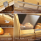Caja de almacenamiento de pan de bambú, lata de almacenamiento de pan, contenedor de pan