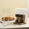 Soporte natural para servilletas con organizador de almuerzo para restaurante con carrito de sal y pimienta