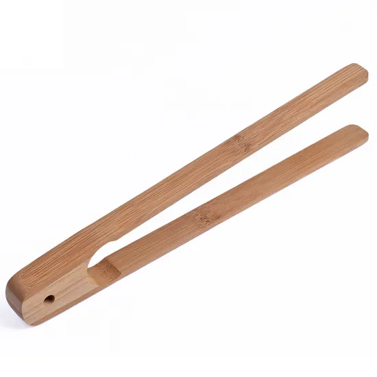 Pinzas de bambú para servir para cocina
