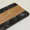 Tabla de cortar de madera de acacia con mármol para cocina