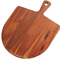 Tabla de cortar de madera para servir pizza con forma de paleta