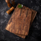 Tabla de cortar de madera de teca de grano final, tabla de cortar de cocina