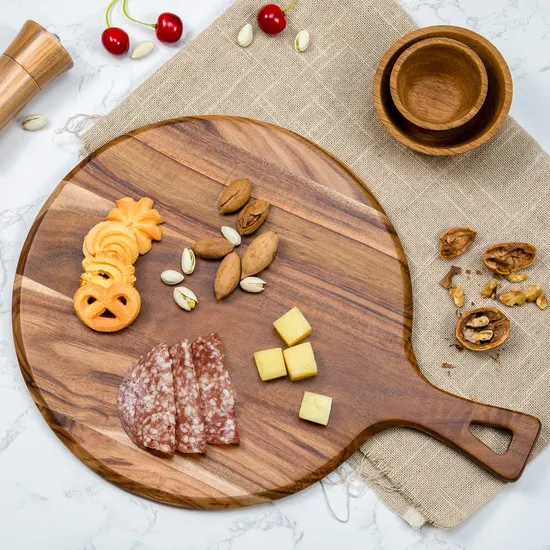 Más popular Utensilios de cocina, tabla de cortar de madera maciza personalizada