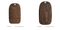 Tabla de cortar de madera de nogal con forma de bolsa, tabla para servir