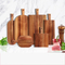 Tabla de cortar de paleta de madera de acacia premium con mango