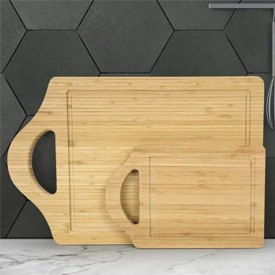 Tabla para cortar queso de cocina de bambú con paleta portátil, juego de tablas para servir Bulkbuy