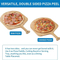 Tabla de cortar de bambú ligera de la pizza de la bandeja de la pizza de la cáscara de la pizza de la pulgada elegante elegante 21X14