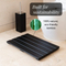 Estera de baño de bambú del hogar del color negro para el cuarto de baño