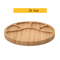 Cuencos y platos de madera de bambú ecológicos para aperitivos de la fábrica de Fujian