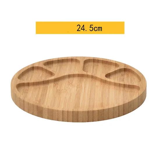 Cuencos y platos de madera de bambú ecológicos para aperitivos de la fábrica de Fujian