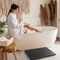 Alfombrilla de ducha de bambú antideslizante, alfombrilla de baño para relajación en SPA