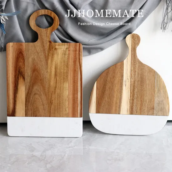 Bandeja/tablero de madera para servidor de queso en forma de corazón con juego de cuchillos