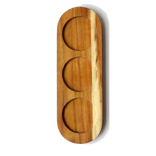 Tablero de vuelo de cerveza de madera de mármol con forma de paleta y portavasos de vidrio