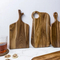 Tabla de servir de madera para sushi, pan de filete y forma irregular grande