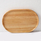 Fabricación de bandeja/placa de comida de madera de haya de forma ovalada y redonda para el hogar