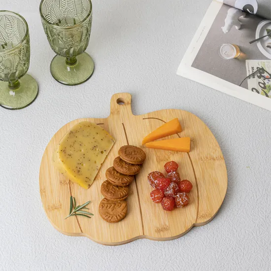 Tablero ULTRAVIOLETA de la charcutería de la Navidad de la impresión de madera sólida para el bocado del postre de las galletas de la fruta de la carne