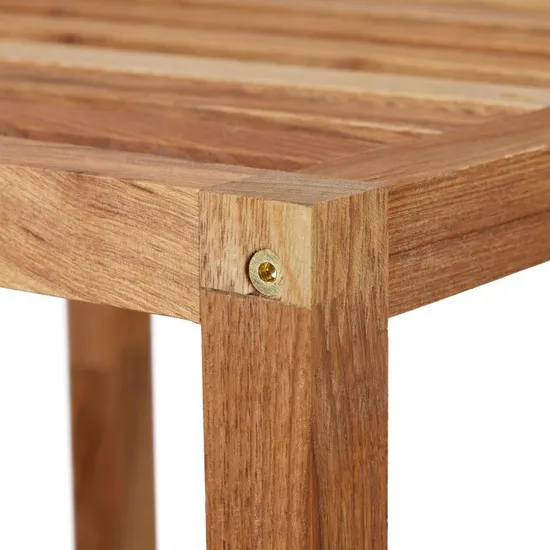 Muebles de baño Estante de baño de madera de acacia independiente de 4 niveles Estante de baño con 4
