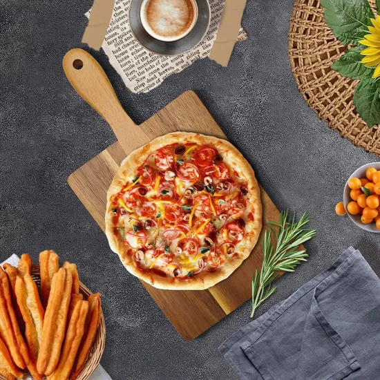Tabla para cortar y servir de madera de acacia de primera calidad para entusiastas de la cocina