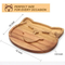 Plato rústico de queso de madera de acacia para tablas de embutidos y noches de vino