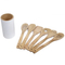 Juego de utensilios de cocina de madera Eco Bamboo con soporte redondo