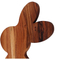 Tablas de cortar de madera personalizadas con forma de conejito y tablas para servir embutidos