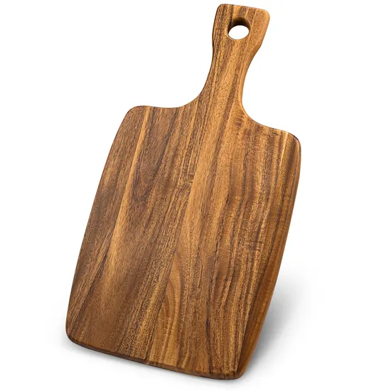 Tablero de madera para servir alimentos para entretenimiento