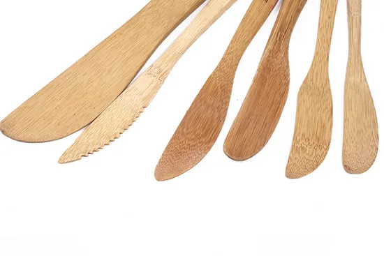 La fabricación crea para requisitos particulares el cuchillo de bambú del bebé del cuchillo que acampa del cuchillo de mantequilla para la cocina