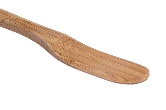 Cuchillo para untar mantequilla de bambú personalizado al por mayor para cocina